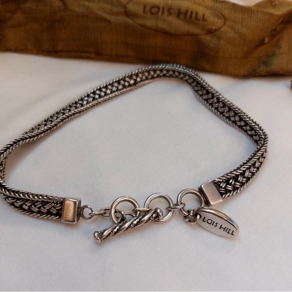 Anklet Lois Hill Sterling Silver Woven - Picture 1 of 8